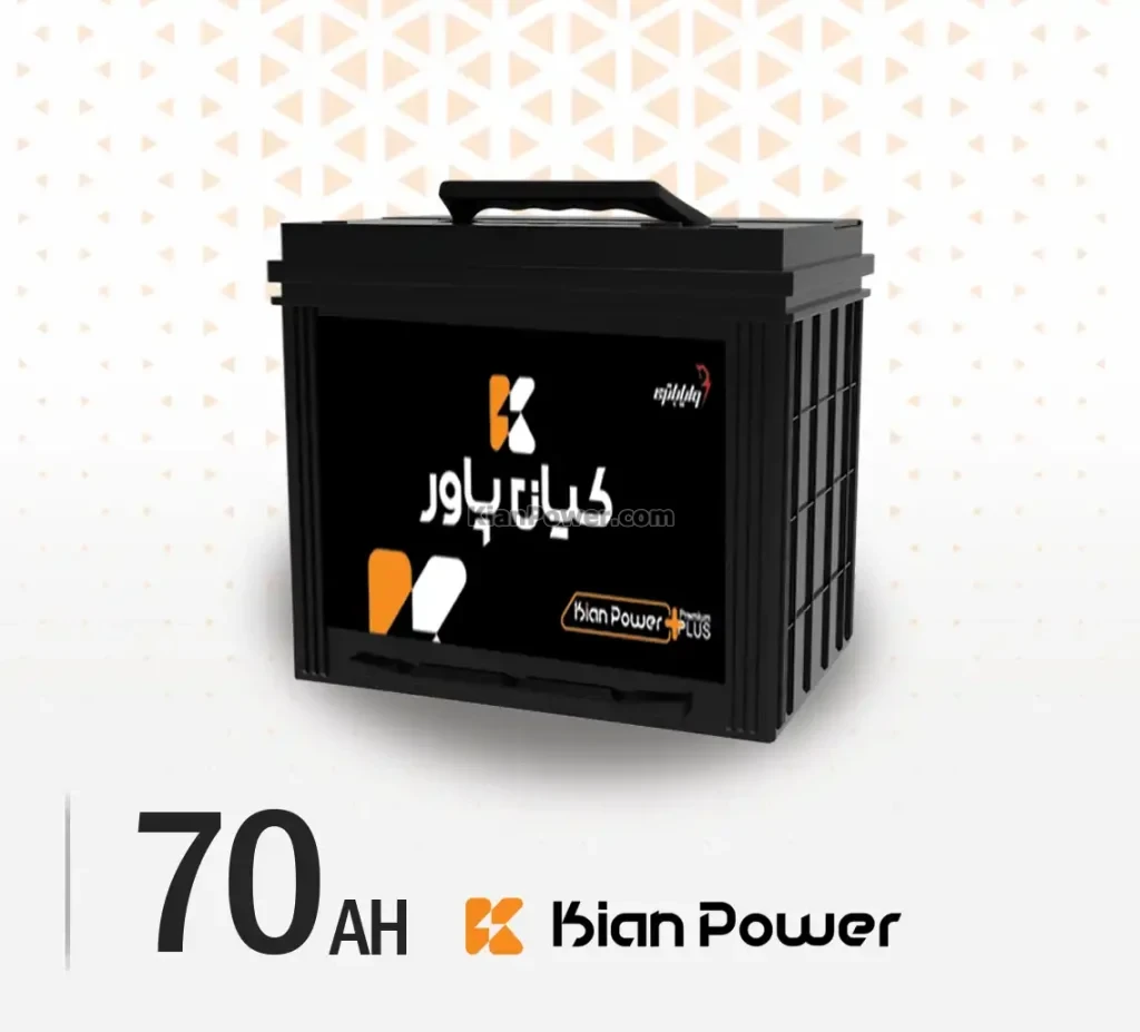 باتری کیان پاور- 70 آمپر - قالب D26