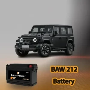 ارسال و نصب باتری باو BAW 212 در محل