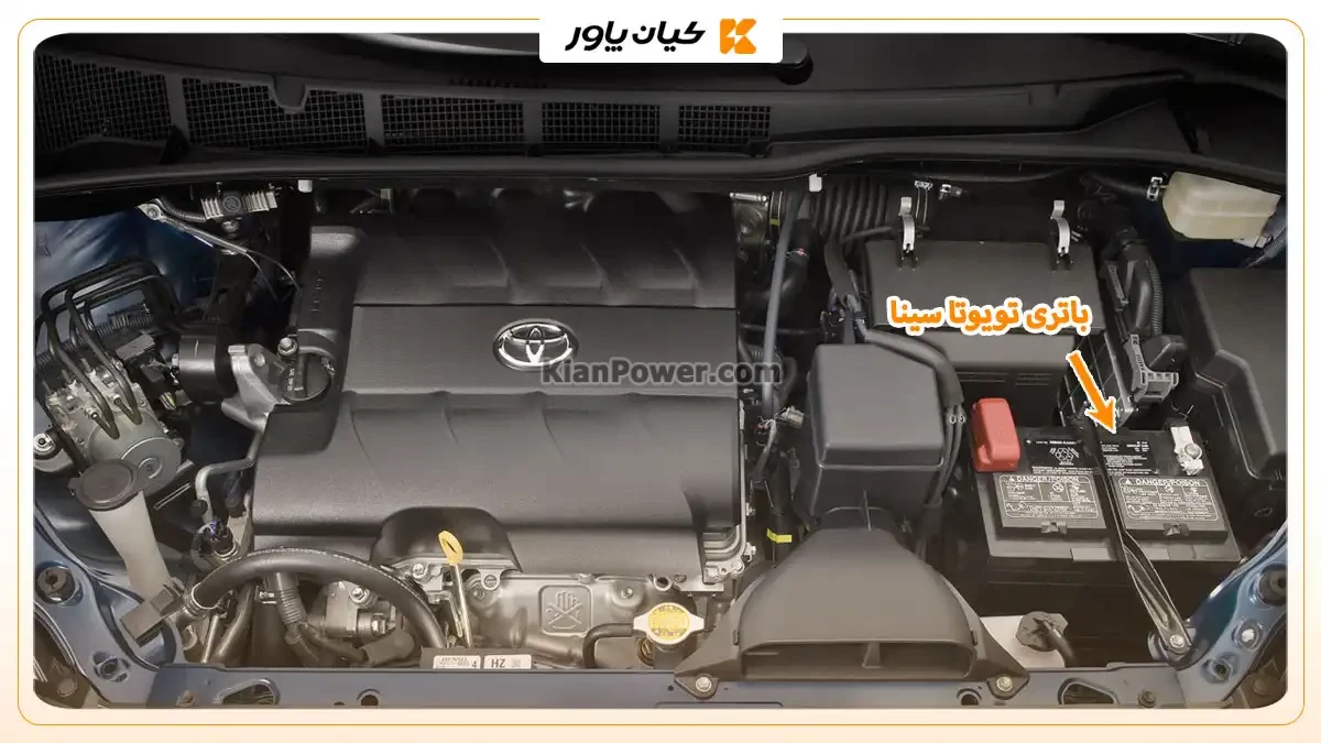 باتری تویوتا سینا- ارسال و نصب در محل