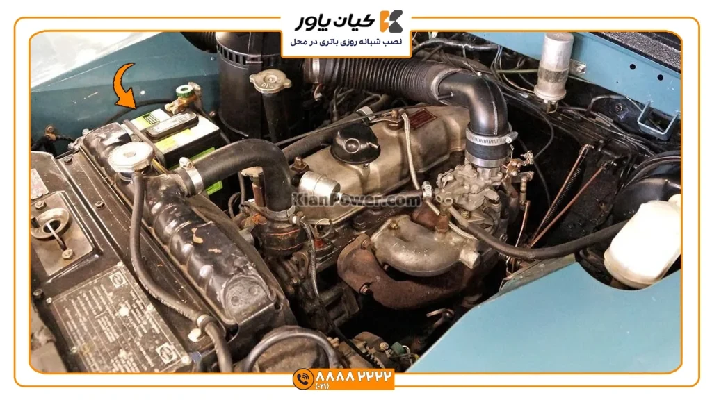 باتری تویوتا کالسکه