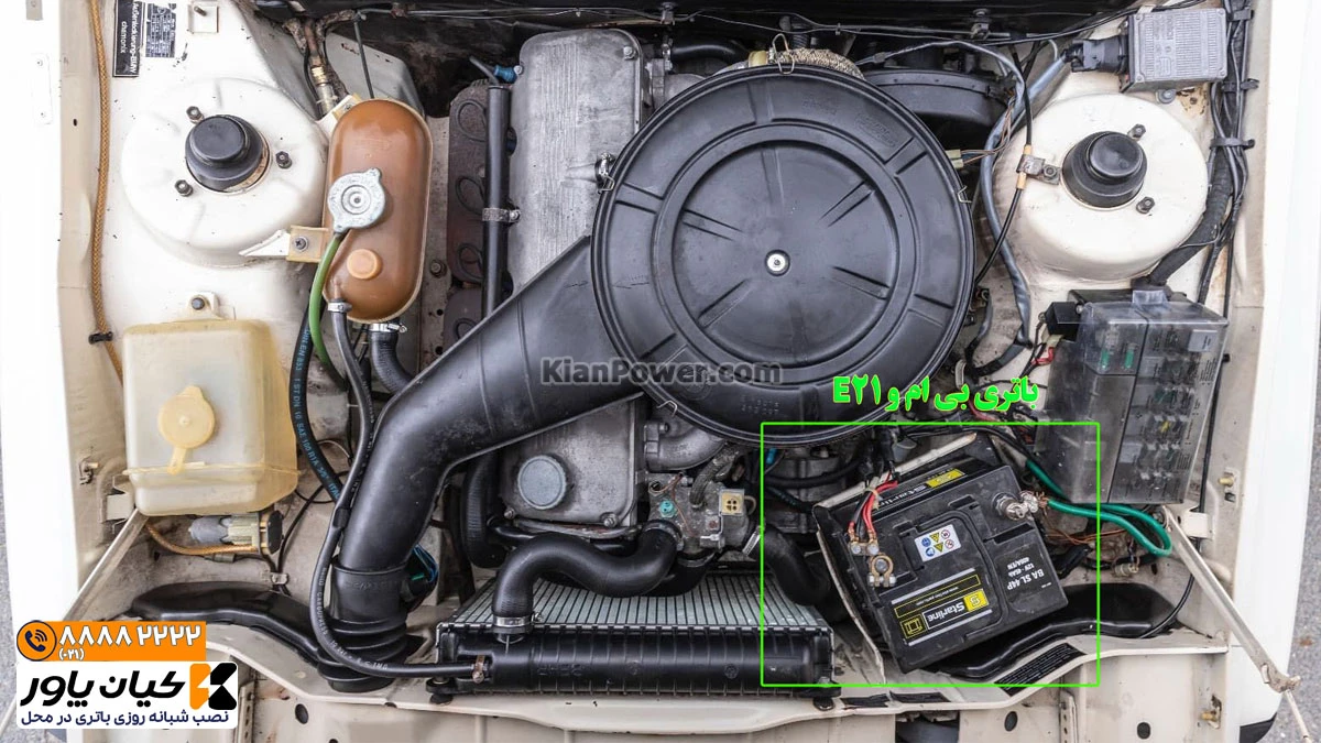 جانمایی-بی-ام-و-E21