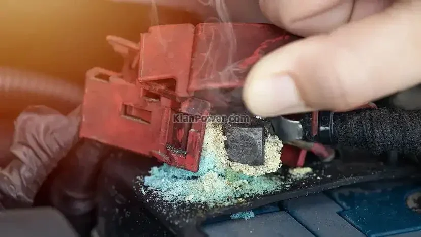 خوردگی ترمینال باتری